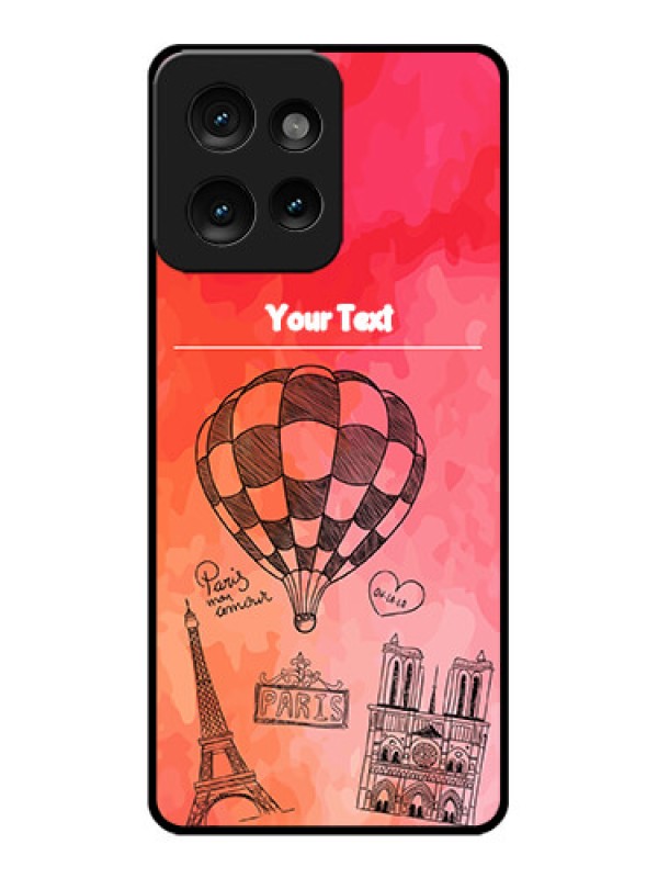 Custom Motorola Edge 50 Custom Metal Phone CaseParis Theme Design