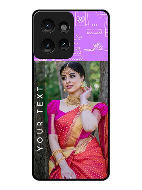 Custom Motorola Edge 50 Custom Metal Phone CaseBirthday Icons Design