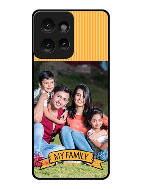 Custom Motorola Edge 50 Custom Metal Phone CaseMy Family Design