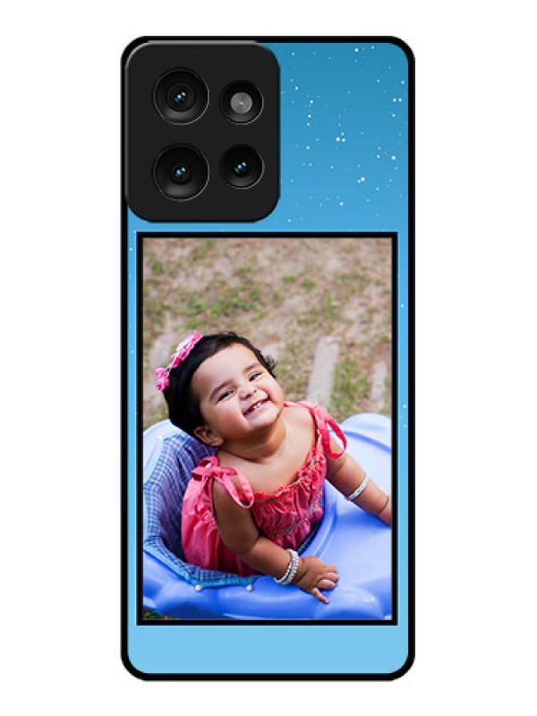 Custom Motorola Edge 50 Custom Metal Phone CaseWave Pattern Colorful Design