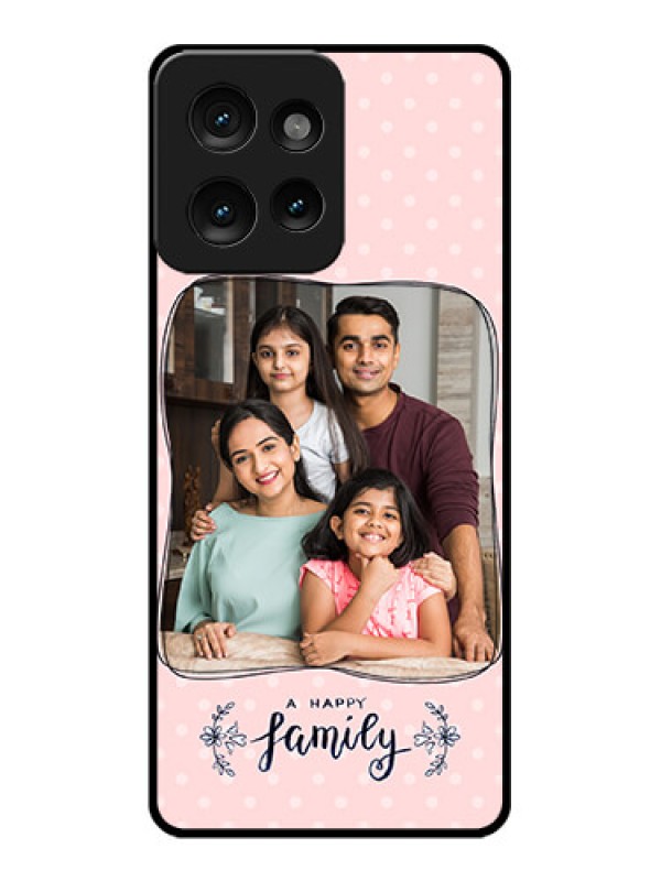 Custom Motorola Edge 50 Custom Metal Phone CaseFamily With Dots Design