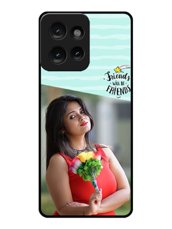 Custom Motorola Edge 50 Custom Metal Phone CaseFriends Picture Icon Design