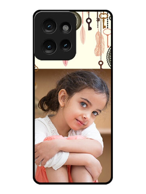 Custom Motorola Edge 50 Custom Metal Phone CaseBoho Style Design