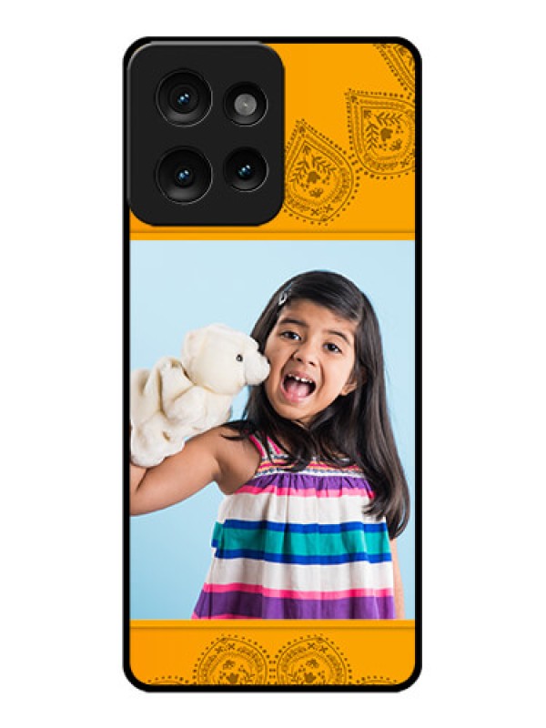 Custom Motorola Edge 50 Custom Metal Phone CasePhoto Wedding Design