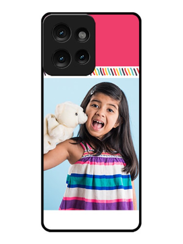 Custom Motorola Edge 50 Custom Metal Phone CaseLine Art Design