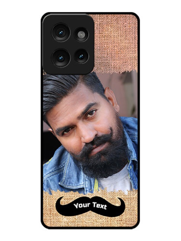 Custom Motorola Edge 50 Custom Metal Phone CaseWith Texture Design