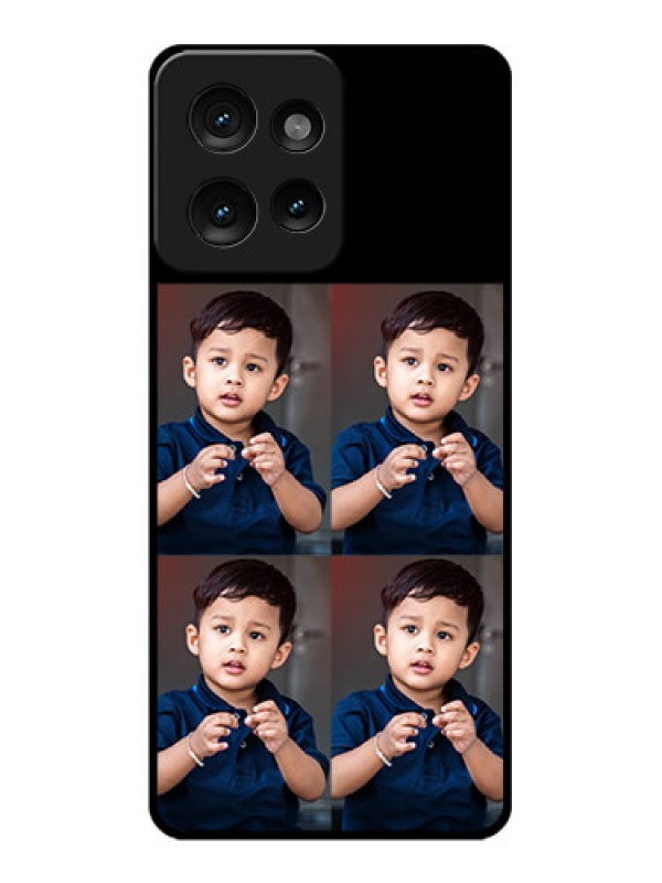 Custom Motorola Edge 50 Custom Metal Phone Case4 Image Holder Design