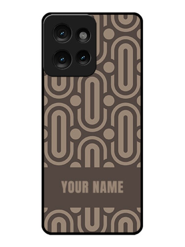 Custom Motorola Edge 50 Custom Metal Phone CaseCaptivating Zero Pattern Design