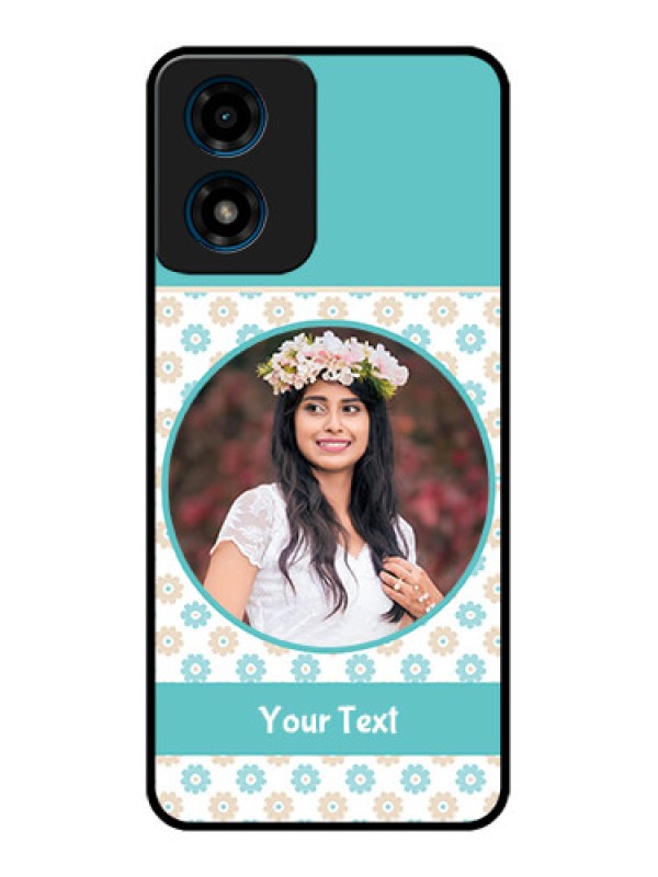 Custom Motorola G04 Custom Metal Phone Case - Beautiful Flowers Design