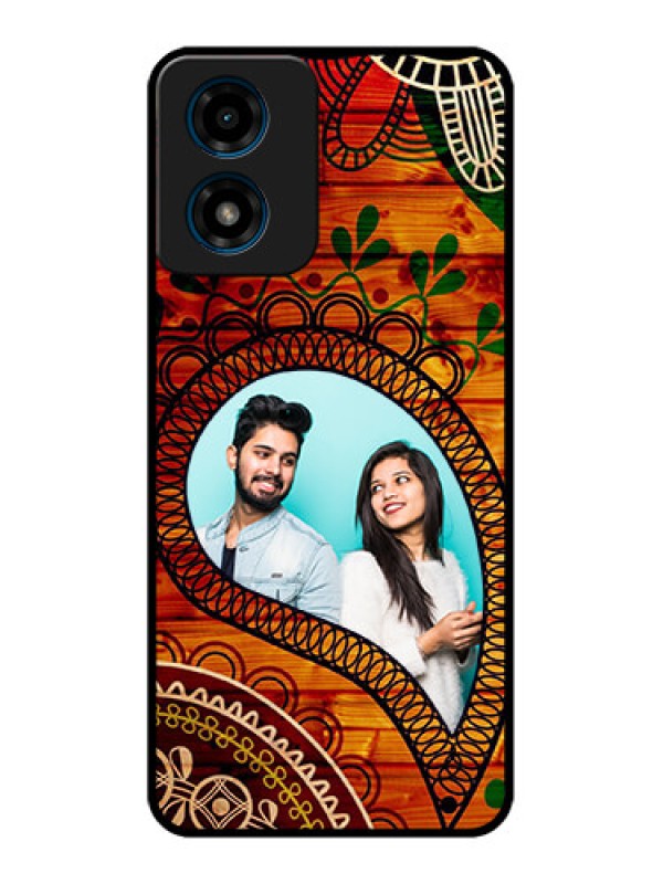 Custom Motorola G04 Custom Metal Phone Case - Abstract Colorful Design