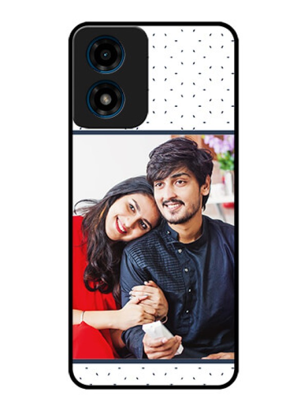 Custom Motorola G04 Custom Metal Phone Case - Premium Dot Design