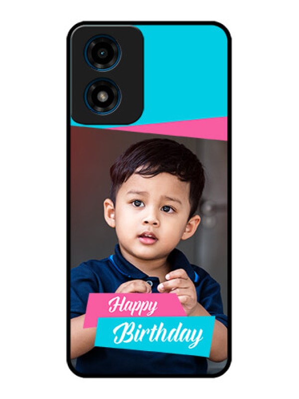 Custom Motorola G04 Custom Metal Phone Case - Image Holder With 2 Color Design