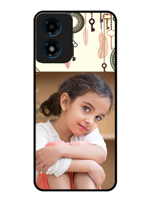 Custom Motorola G04 Custom Metal Phone Case - Boho Style Design