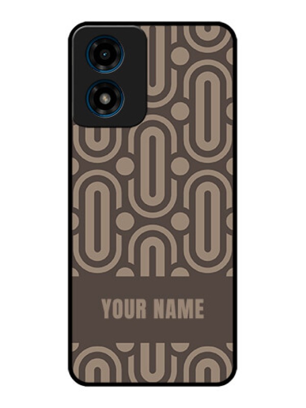 Custom Motorola G04 Custom Metal Phone Case - Captivating Zero Pattern Design