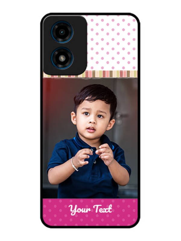 Custom Motorola G04s Custom Metal Phone CaseCute Girls Cover Design