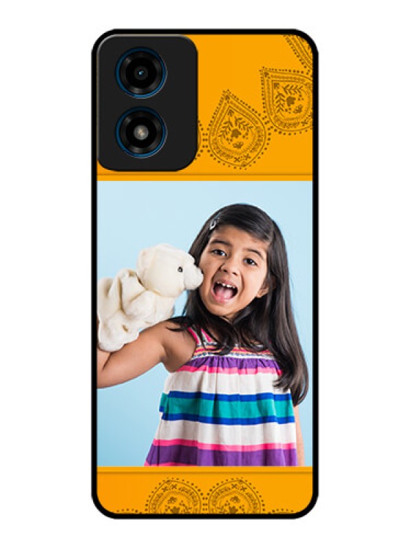 Custom Motorola G04s Custom Metal Phone CasePhoto Wedding Design