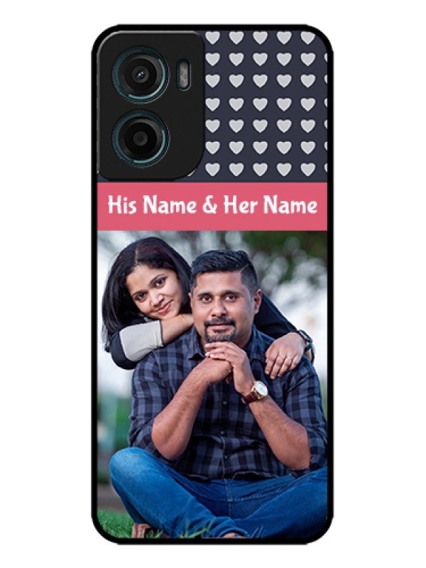 Custom Motorola G05 Custom Metal Phone Case - Love Symbols Design