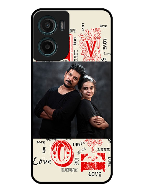 Custom Motorola G05 Custom Metal Phone Case - Trendy Love Design Case