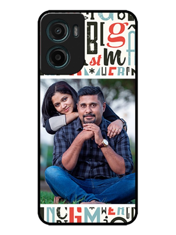 Custom Motorola G05 Custom Metal Phone Case - Alphabet Design