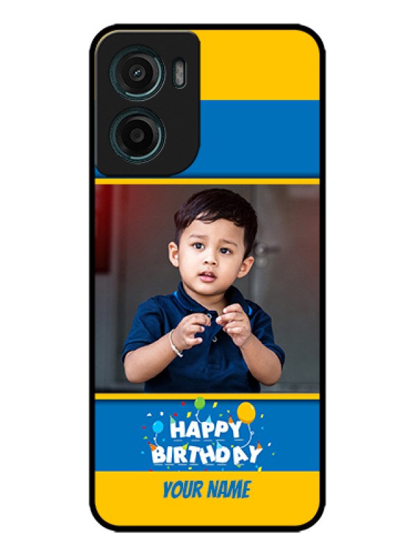 Custom Motorola G05 Custom Metal Phone Case - Birthday Wishes Design