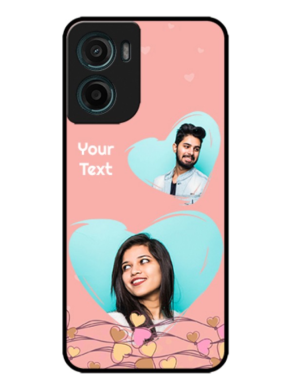 Custom Motorola G05 Custom Metal Phone Case - Love Doodle Design