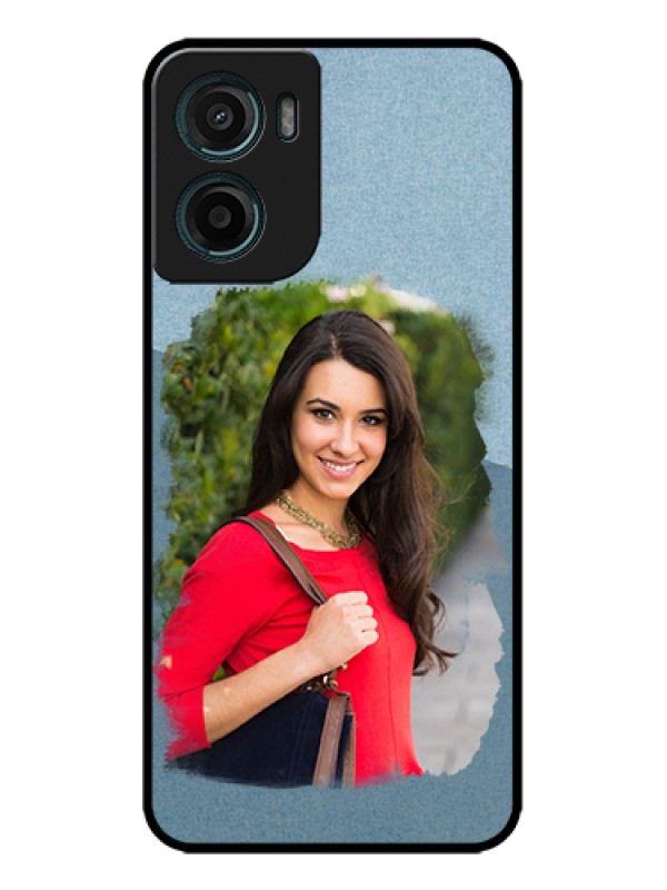 Custom Motorola G05 Custom Metal Phone Case - Grunge Line Art Design