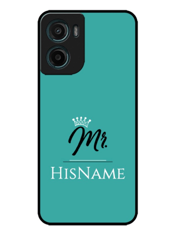 Custom Motorola G05 Custom Metal Phone Case - Mr With Name Design
