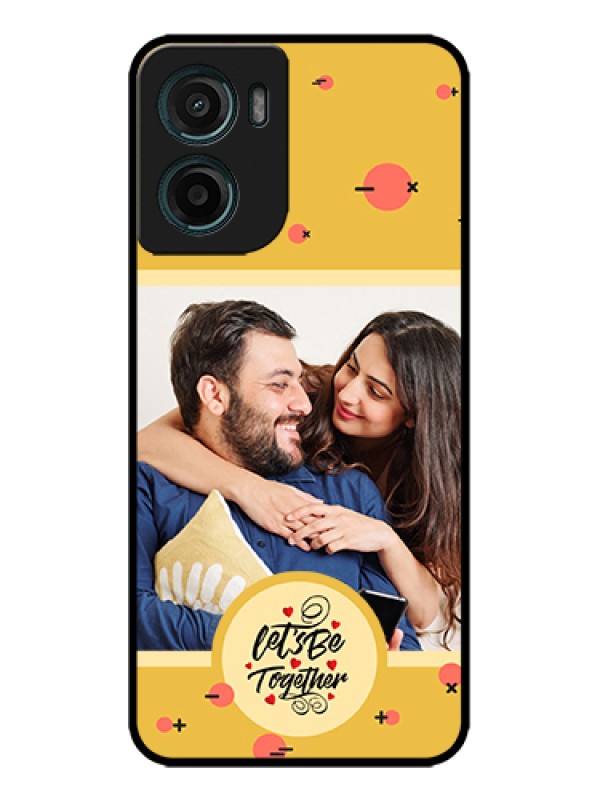 Custom Motorola G05 Custom Metal Phone Case - Lets Be Together Design