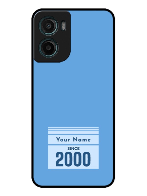 Custom Motorola G05 Custom Metal Phone Case - Custom Year Of Birth Design