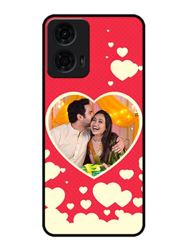 Custom Motorola G24 Power Custom Metal Phone CaseLove Symbols Phone Cover Design