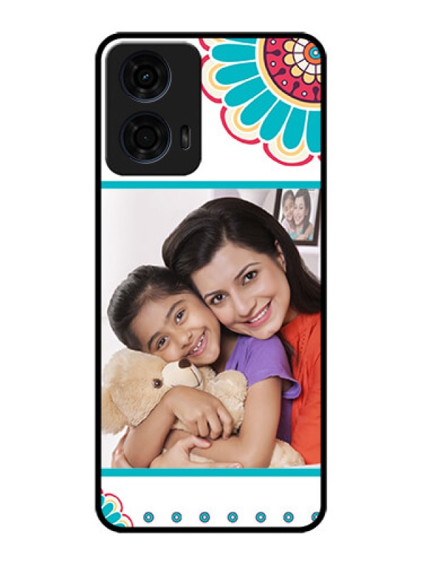 Custom Motorola G24 Power Custom Metal Phone CaseFlower Design