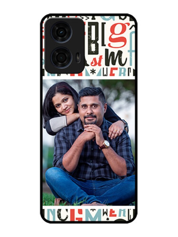 Custom Motorola G24 Power Custom Metal Phone CaseAlphabet Design