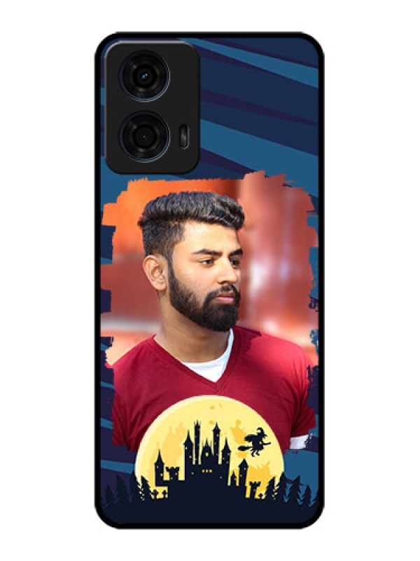 Custom Motorola G24 Power Custom Metal Phone CaseHalloween Witch Design