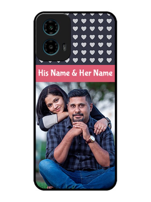 Custom Motorola G45 5G Custom Metal Phone Case - Love Symbols Design