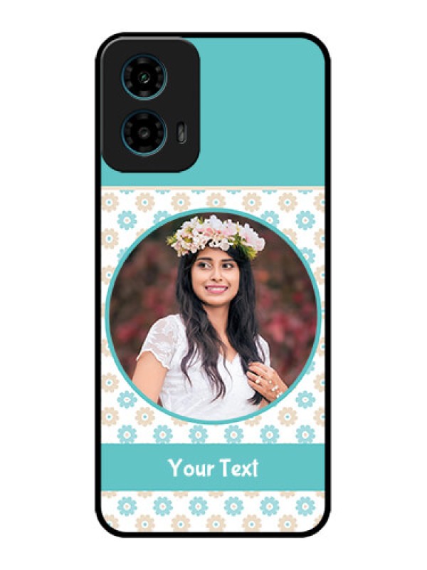 Custom Motorola G45 5G Custom Metal Phone Case - Beautiful Flowers Design