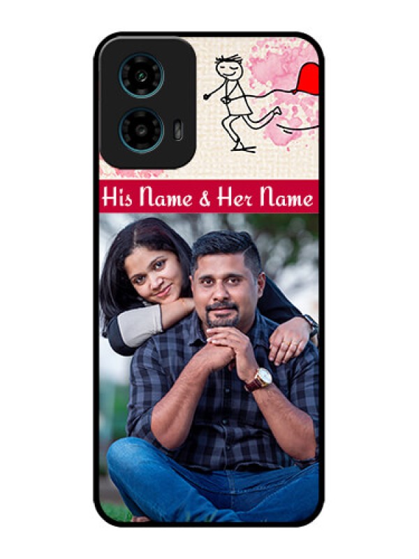 Custom Motorola G45 5G Custom Metal Phone Case - You And Me Case Design