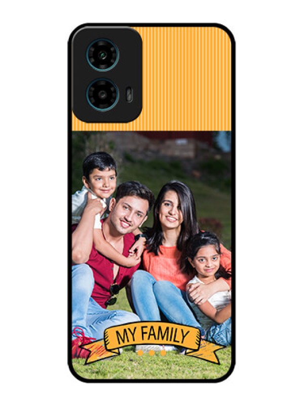 Custom Motorola G45 5G Custom Metal Phone Case - My Family Design
