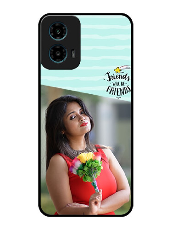 Custom Motorola G45 5G Custom Metal Phone Case - Friends Picture Icon Design