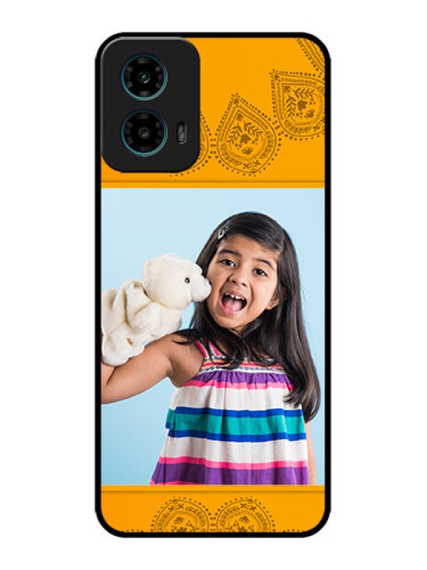 Custom Motorola G45 5G Custom Metal Phone Case - Photo Wedding Design