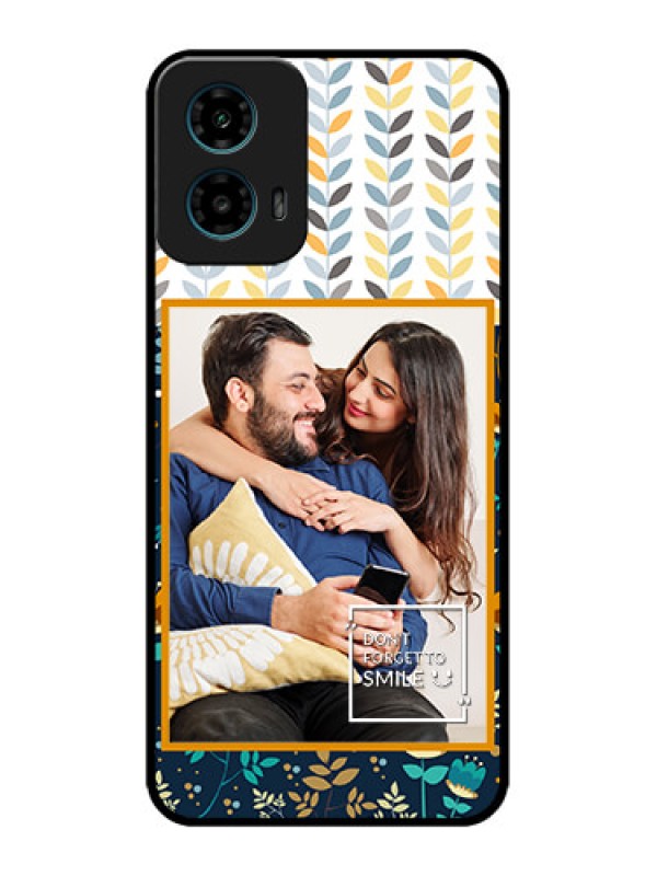 Custom Motorola G45 5G Custom Metal Phone Case - Pattern Design
