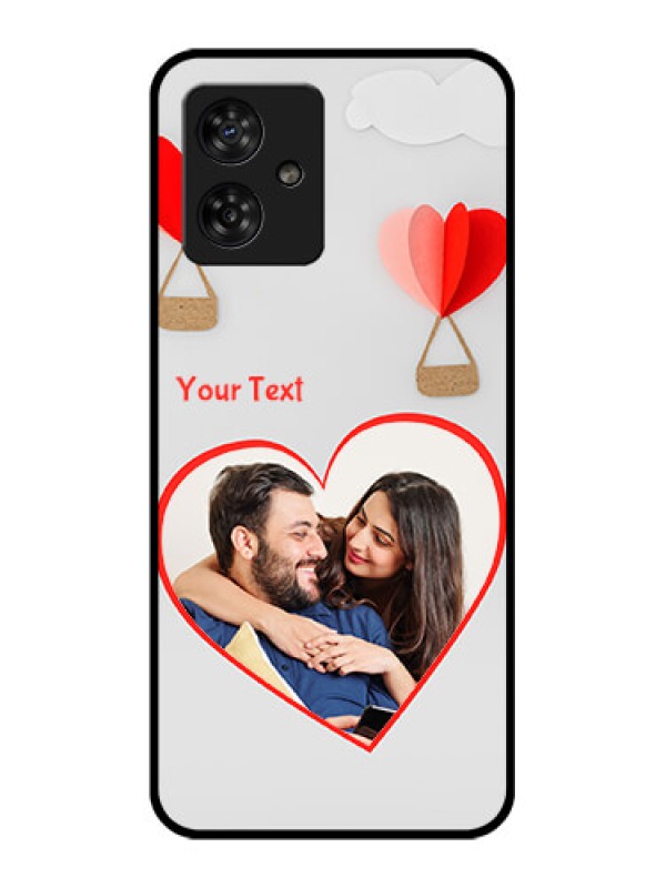 Custom Motorola G54 5G Custom Metal Phone CaseParachute Love Design