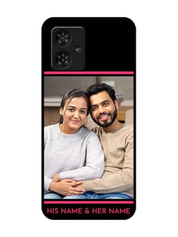 Custom Motorola Moto G64 5G Custom Metal Phone CaseWith Add Text Design