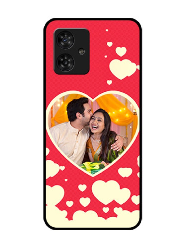 Custom Motorola Moto G64 5G Custom Metal Phone CaseLove Symbols Phone Cover Design