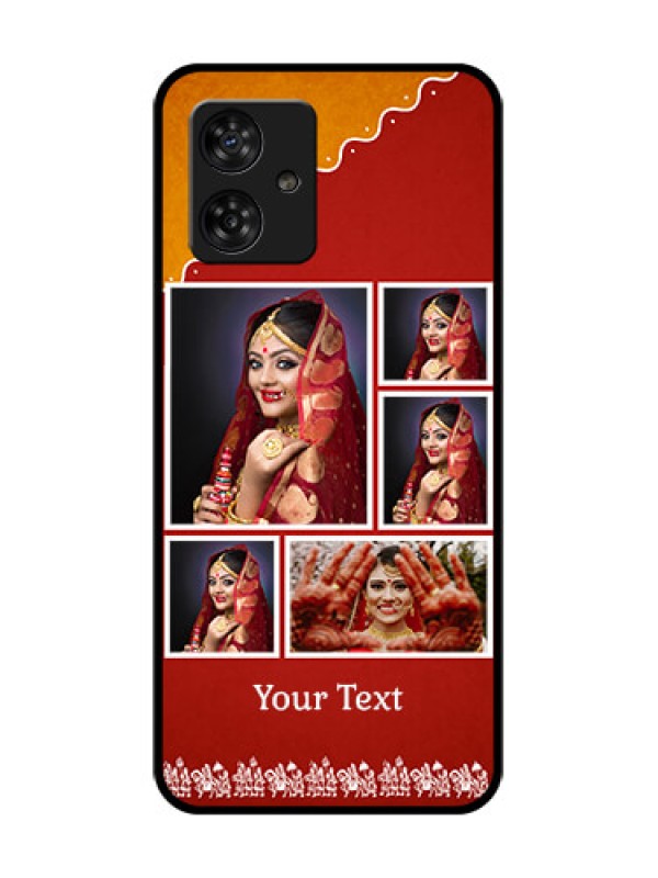 Custom Motorola Moto G64 5G Custom Metal Phone CaseWedding Pic Upload Design