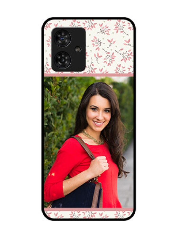 Custom Motorola Moto G64 5G Custom Metal Phone CaseStunning Floral Design