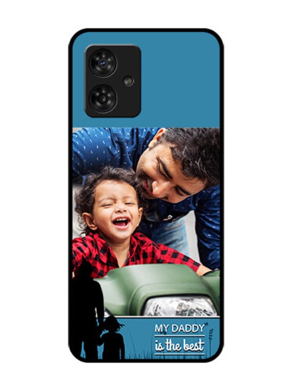 Custom Motorola Moto G64 5G Custom Metal Phone CaseBest Dad Design