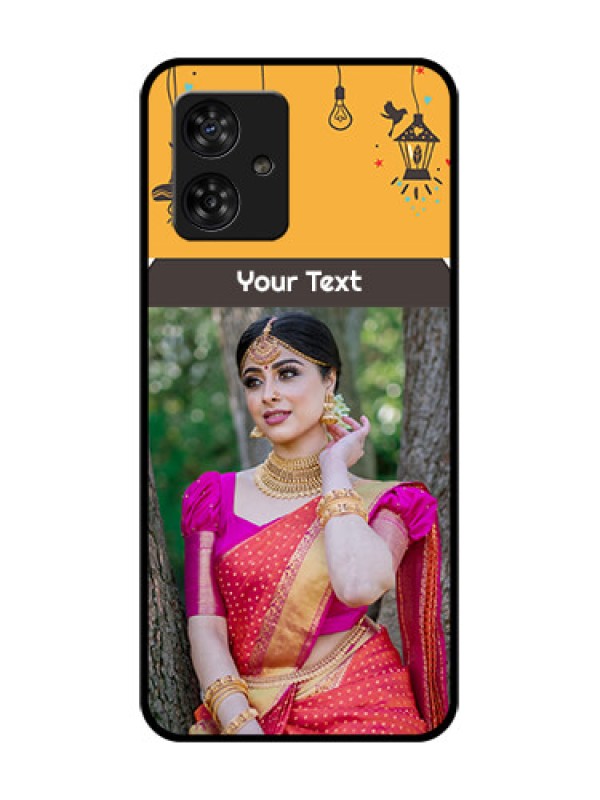 Custom Motorola Moto G64 5G Custom Metal Phone CaseWith Family Picture And Icons