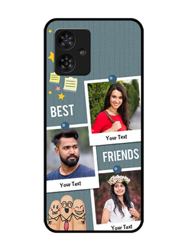 Custom Motorola Moto G64 5G Custom Metal Phone CaseSticky Frames And Friendship Design