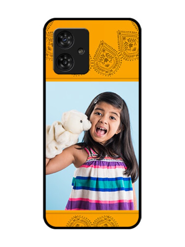 Custom Motorola Moto G64 5G Custom Metal Phone CasePhoto Wedding Design