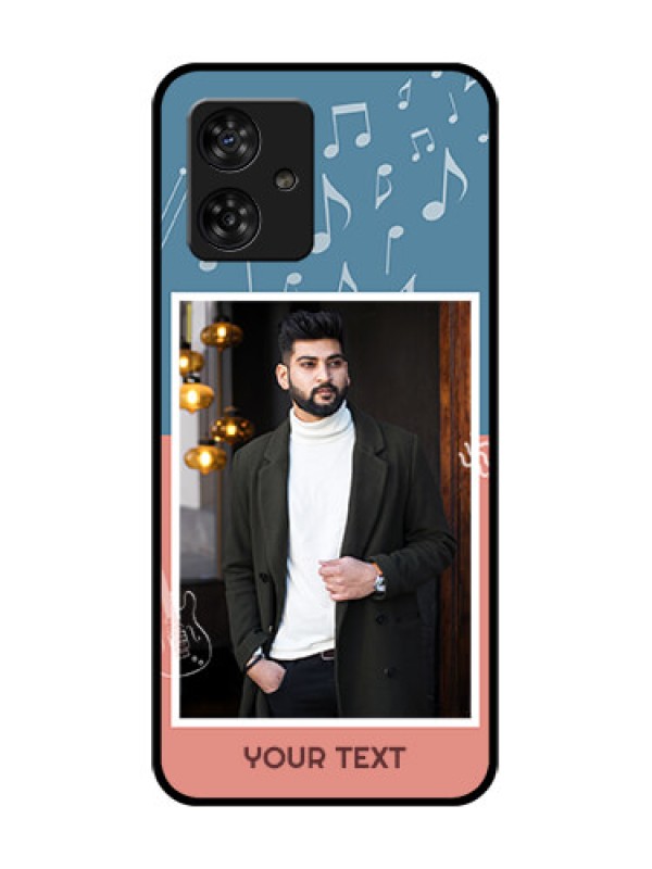 Custom Motorola Moto G64 5G Custom Metal Phone CaseWith Color Musical Note Design